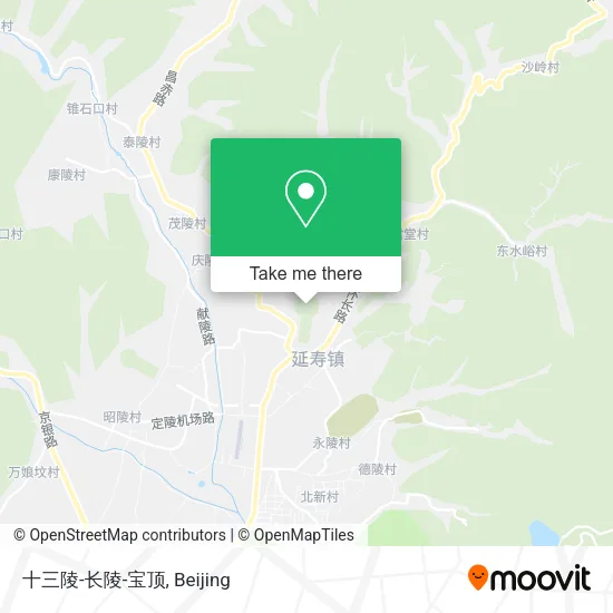 十三陵-长陵-宝顶 map