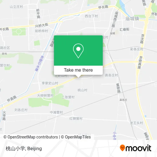 桃山小学 map