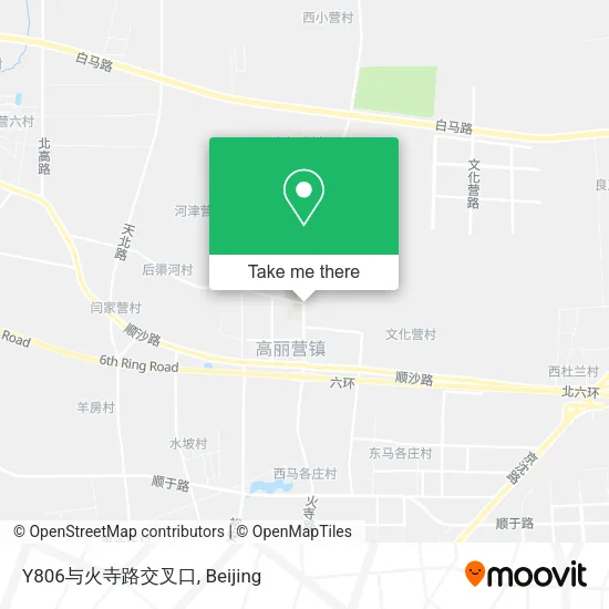 Y806与火寺路交叉口 map