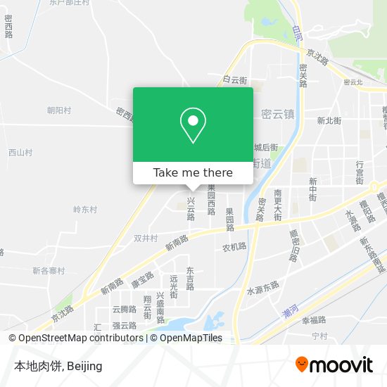 本地肉饼 map