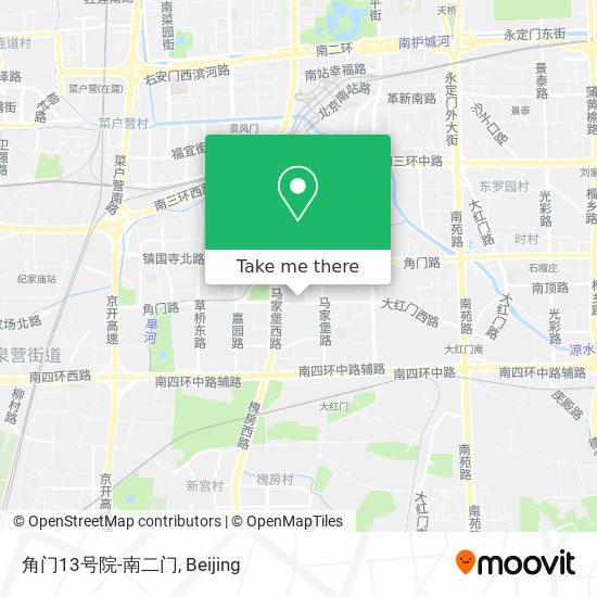 角门13号院-南二门 map