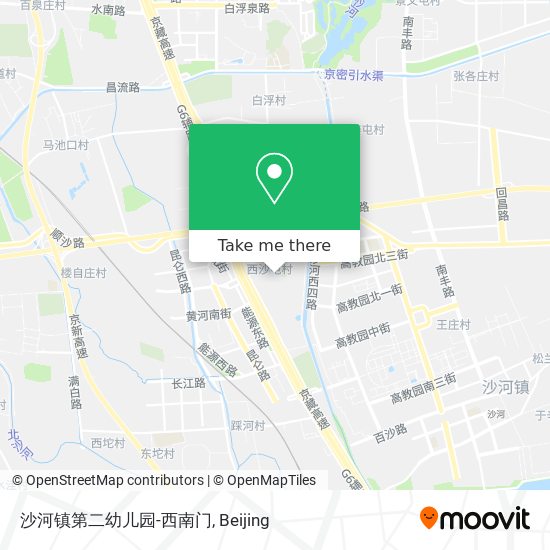 沙河镇第二幼儿园-西南门 map