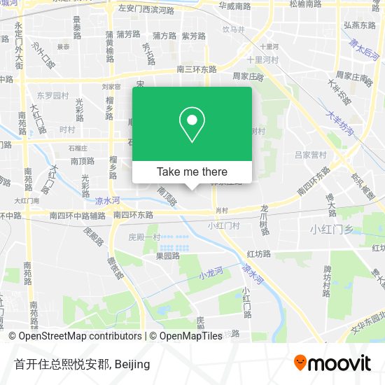 首开住总熙悦安郡 map