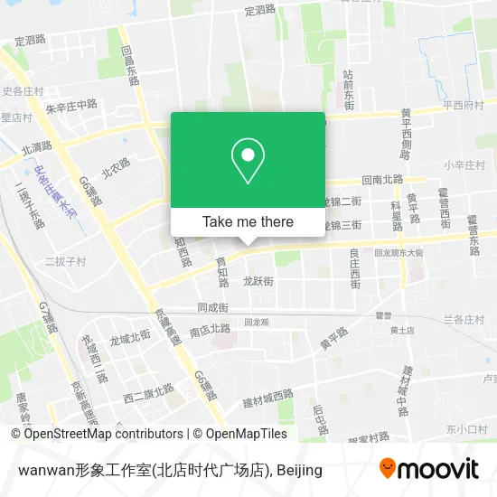 wanwan形象工作室(北店时代广场店) map