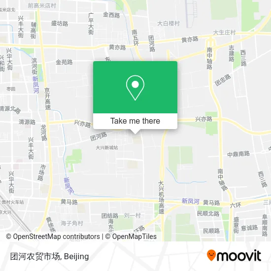 团河农贸市场 map