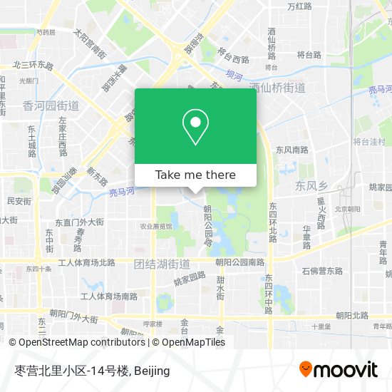 枣营北里小区-14号楼 map