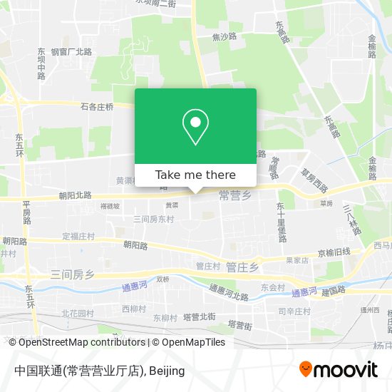 中国联通(常营营业厅店) map