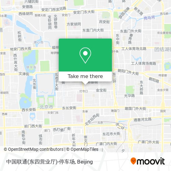 中国联通(东四营业厅)-停车场 map