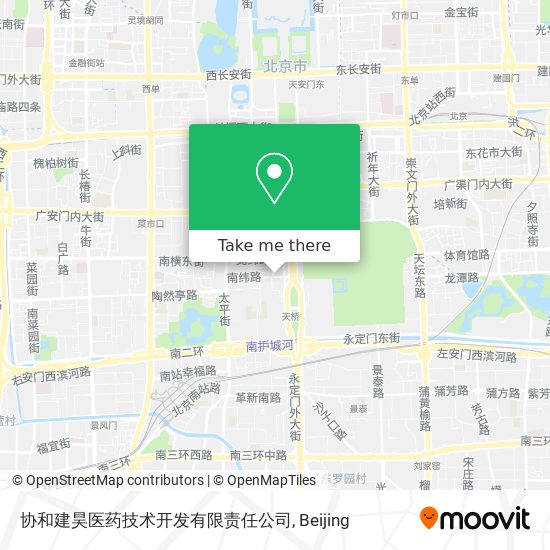 协和建昊医药技术开发有限责任公司 map