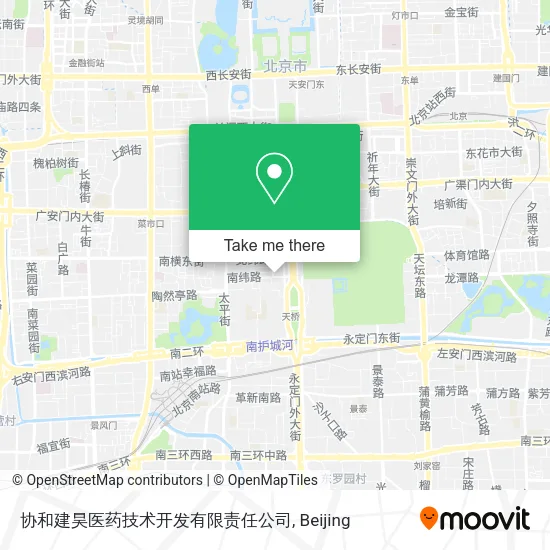 协和建昊医药技术开发有限责任公司 map