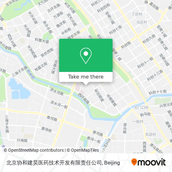 北京协和建昊医药技术开发有限责任公司 map