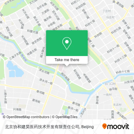 北京协和建昊医药技术开发有限责任公司 map