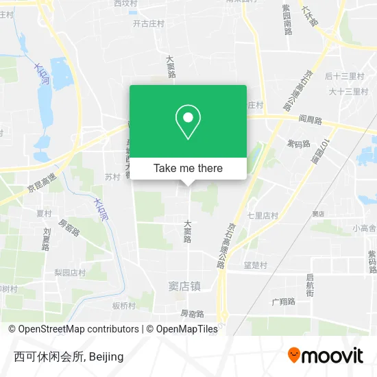 西可休闲会所 map