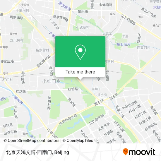 北京天鸿文博-西南门 map