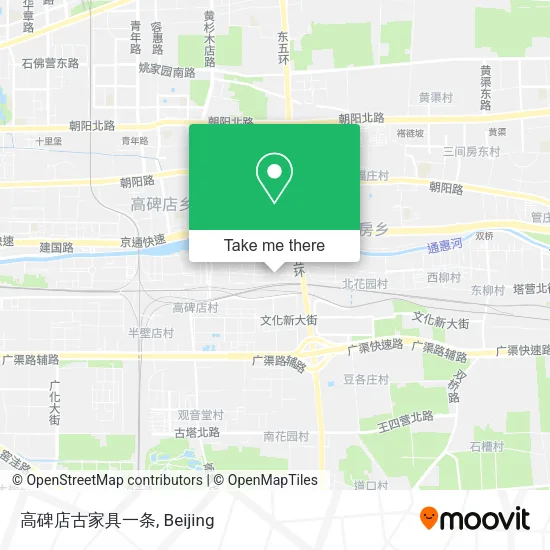 高碑店古家具一条 map