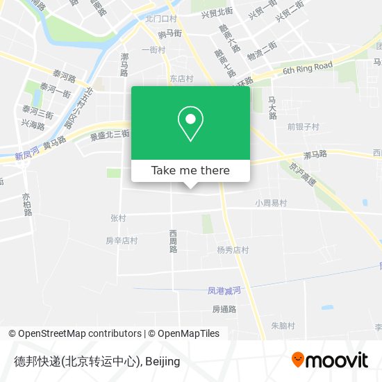 德邦快递(北京转运中心) map