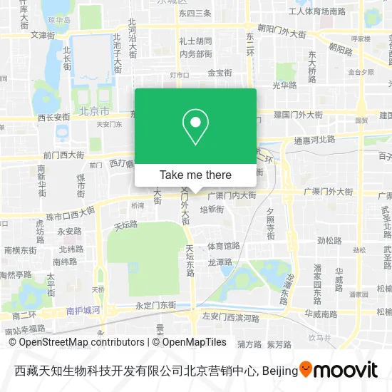 西藏天知生物科技开发有限公司北京营销中心 map