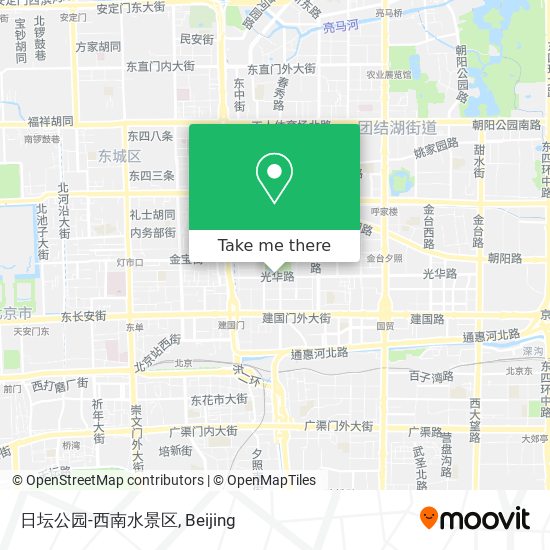 日坛公园-西南水景区 map