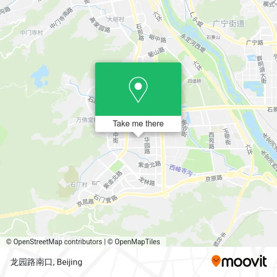 龙园路南口 map