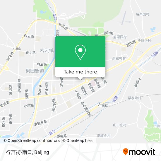 行宫街-南口 map