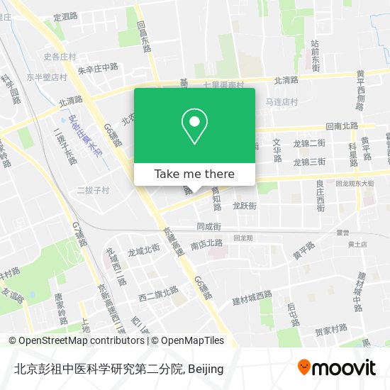北京彭祖中医科学研究第二分院 map