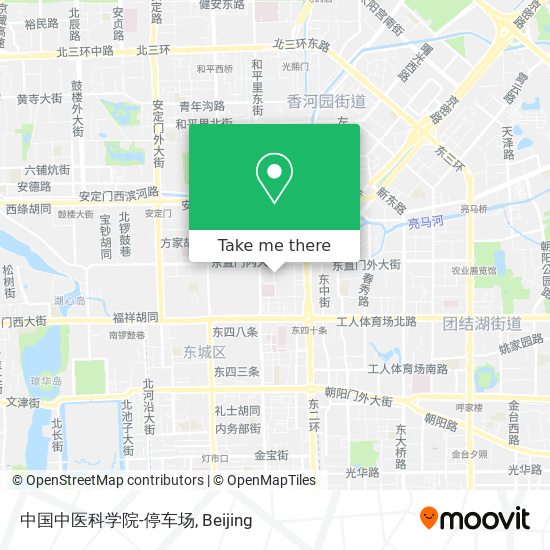 中国中医科学院-停车场 map
