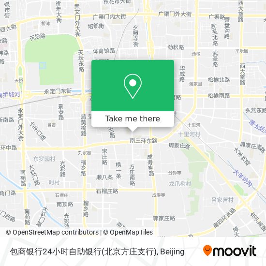 包商银行24小时自助银行(北京方庄支行) map