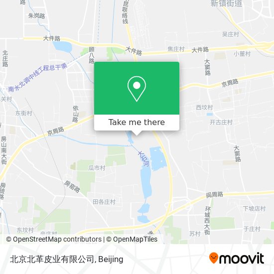 北京北革皮业有限公司 map