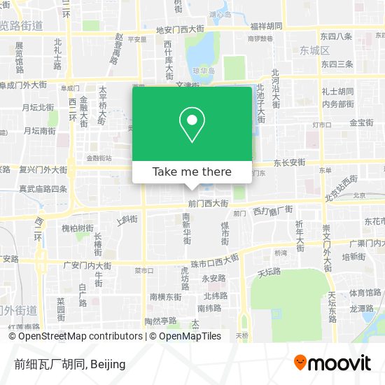 前细瓦厂胡同 map