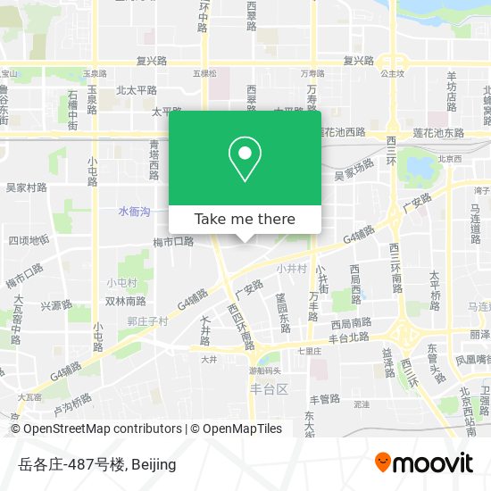 岳各庄-487号楼 map