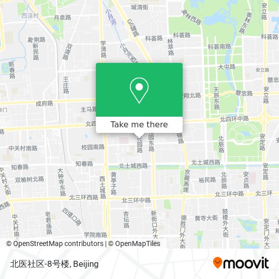 北医社区-8号楼 map