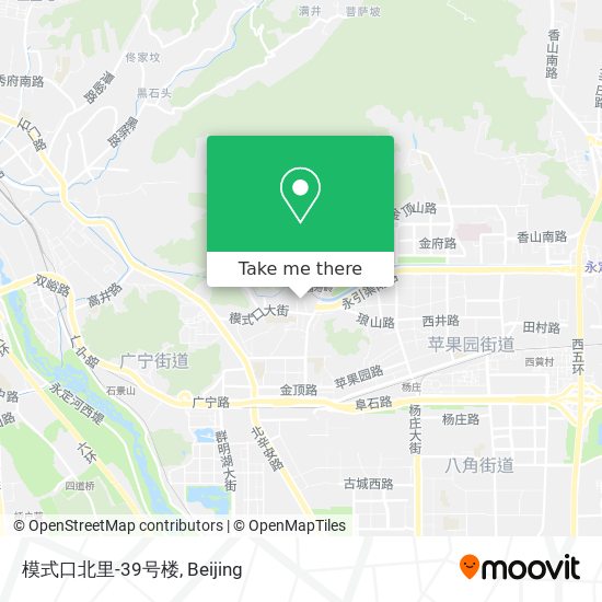 模式口北里-39号楼 map