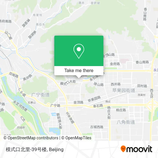 模式口北里-39号楼 map