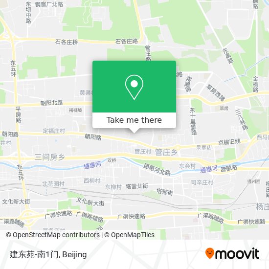 建东苑-南1门 map