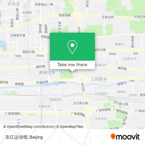 东亿运动馆 map