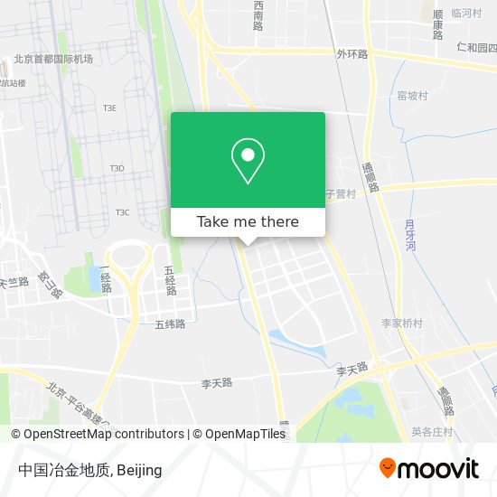 中国冶金地质 map