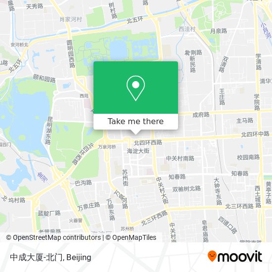 中成大厦-北门 map