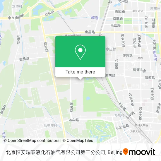 北京恒安瑞泰液化石油气有限公司第二分公司 map