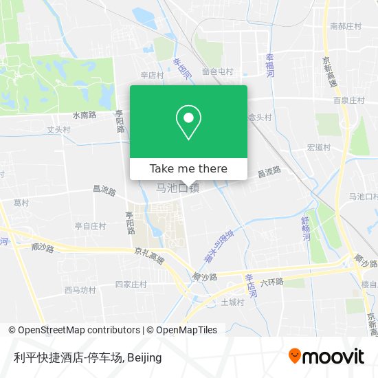 利平快捷酒店-停车场 map