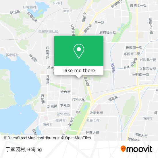 于家园村 map