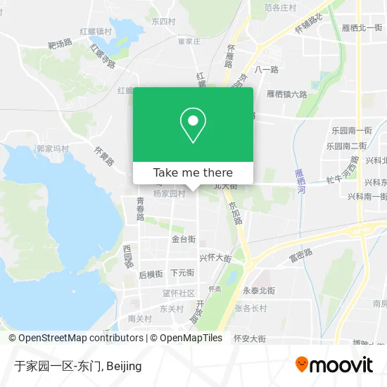 于家园一区-东门 map