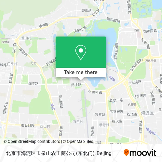 北京市海淀区玉泉山农工商公司(东北门) map