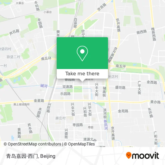 青岛嘉园-西门 map