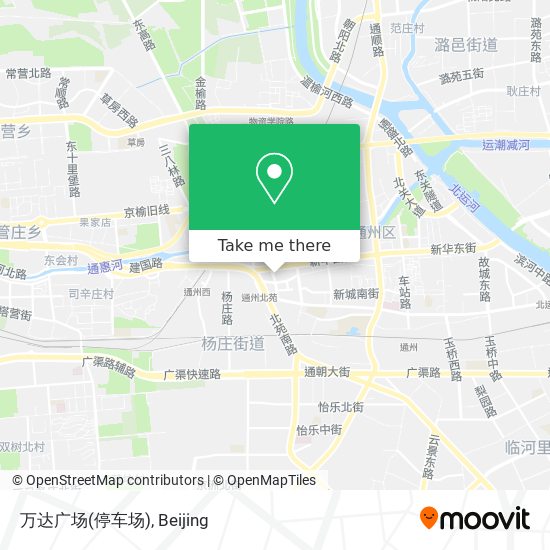 万达广场(停车场) map