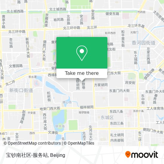 宝钞南社区-服务站 map