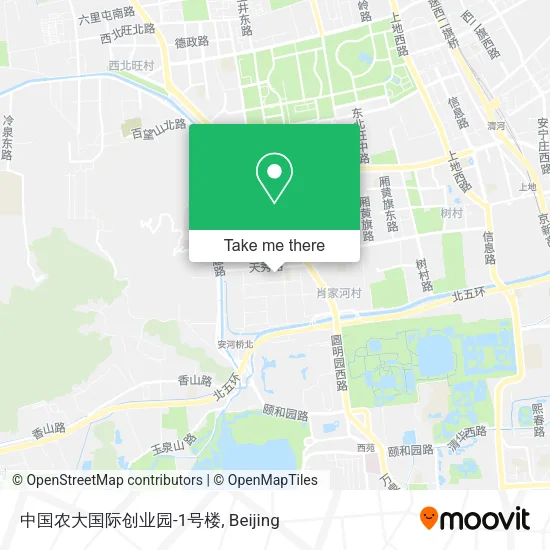 中国农大国际创业园-1号楼 map