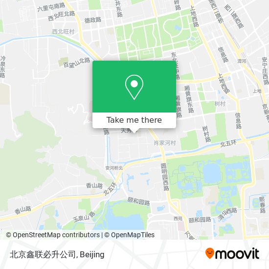 北京鑫联必升公司 map