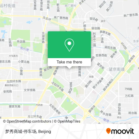 梦秀商城-停车场 map