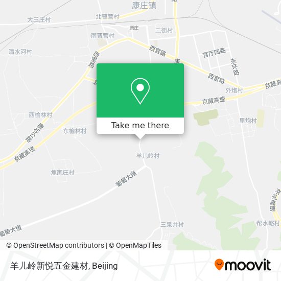 羊儿岭新悦五金建材 map