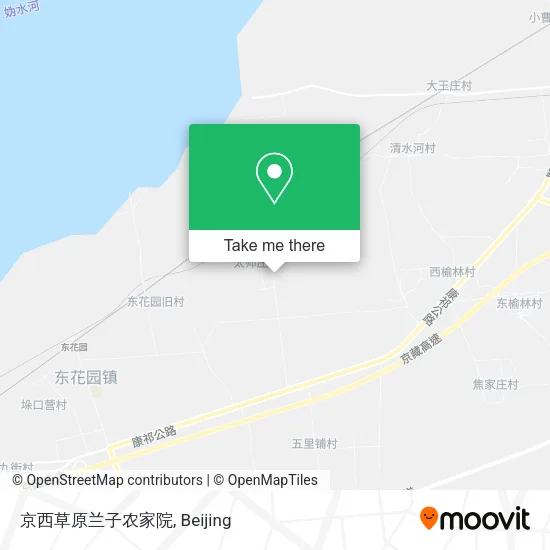 京西草原兰子农家院 map